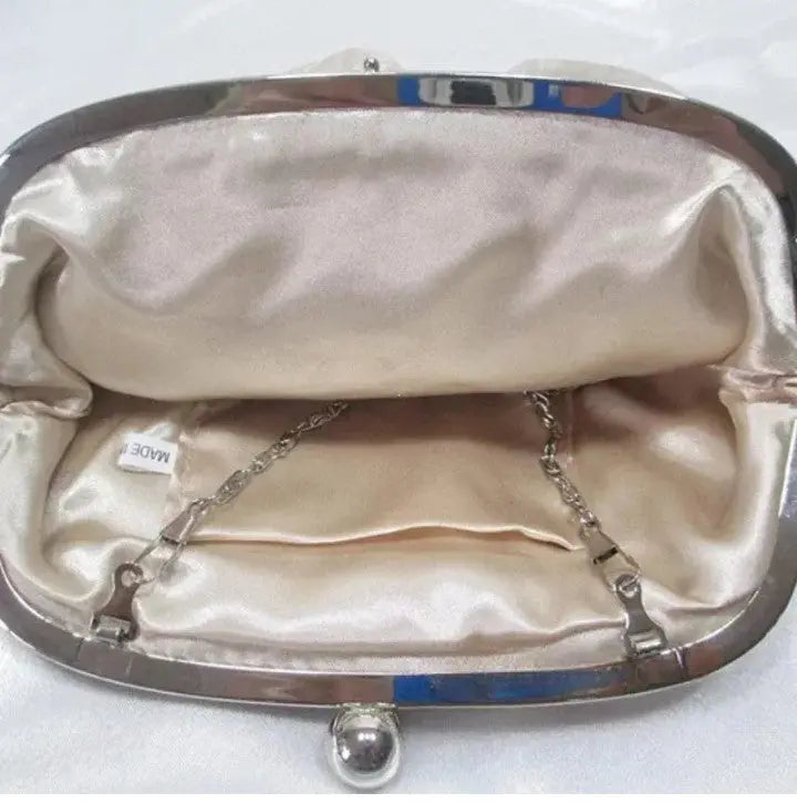 Pochette Satin Doré Fleur 3D YOPHIY CURVES YOPHIY CURVES