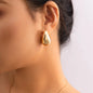 Boucles d'oreilles Goutte d'Eau - Acier Doré ou Argenté au choix YOPHIY CURVES