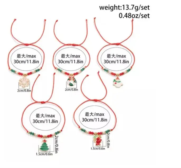 Bracelets festifs de Noel figurines YOPHIY CURVES YOPHIY CURVES