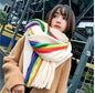 Echarpe chaude Arc-en-ciel YOPHIY CURVES YOPHIY CURVES