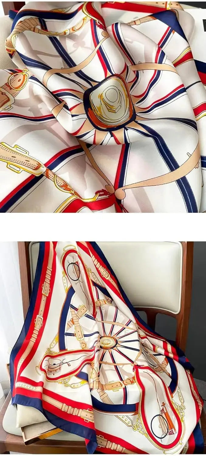 Foulards Carrés en Soie - Chic et Tendance YOPHIY CURVES YOPHIY CURVES