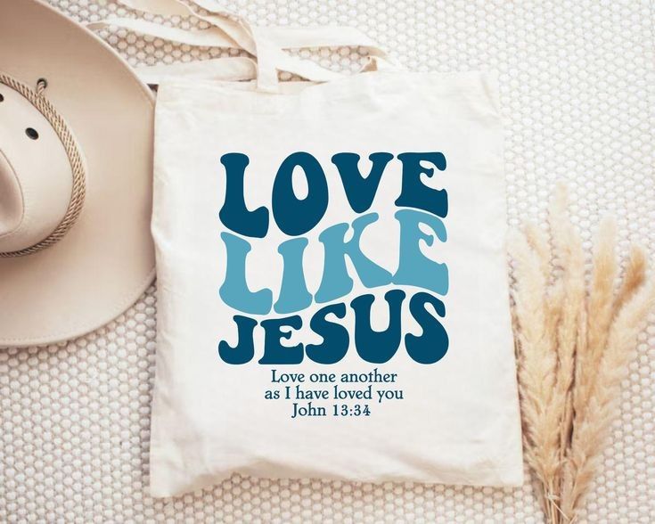 Sac en Toile - Aime Comme Jésus - YOPHIY CURVES YOPHIY CURVES YOPHIY CURVES
