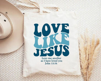 Sac en Toile - Aime Comme Jésus - YOPHIY CURVES YOPHIY CURVES YOPHIY CURVES