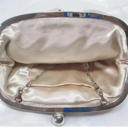 Pochette Satin Doré Fleur 3D YOPHIY CURVES YOPHIY CURVES
