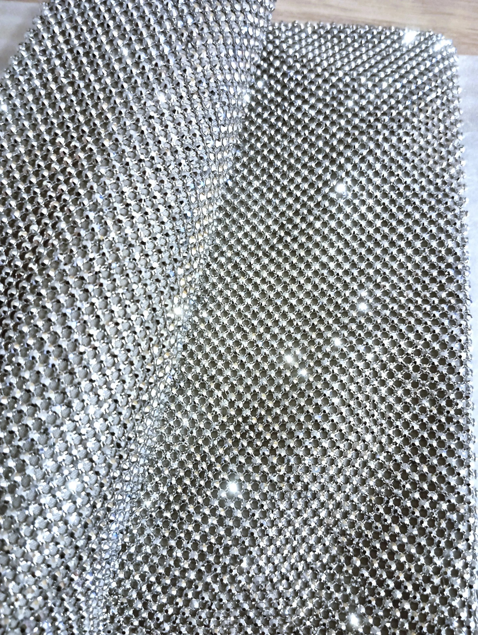 Pochette de Soirée Flexible Polyvalente - Sac à Main- Strass -Argent YOPHIY CURVES