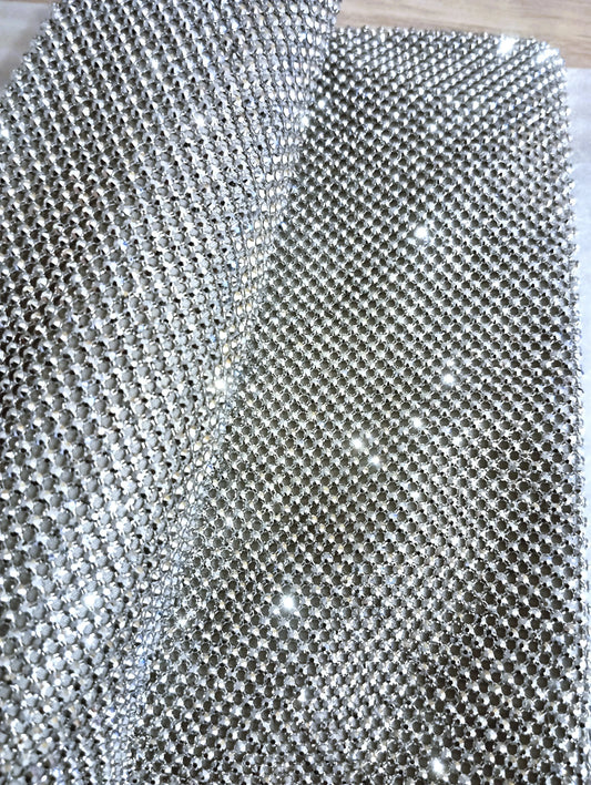 Pochette de Soirée Flexible Polyvalente - Sac à Main- Strass -Argent YOPHIY CURVES