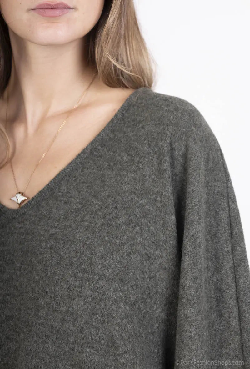 Pull Col-V Epais YOPHIY CURVES YOPHIY CURVES