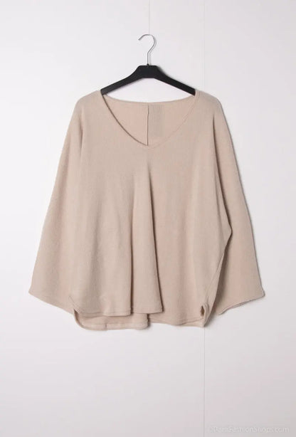 Pull Col-V Epais YOPHIY CURVES YOPHIY CURVES