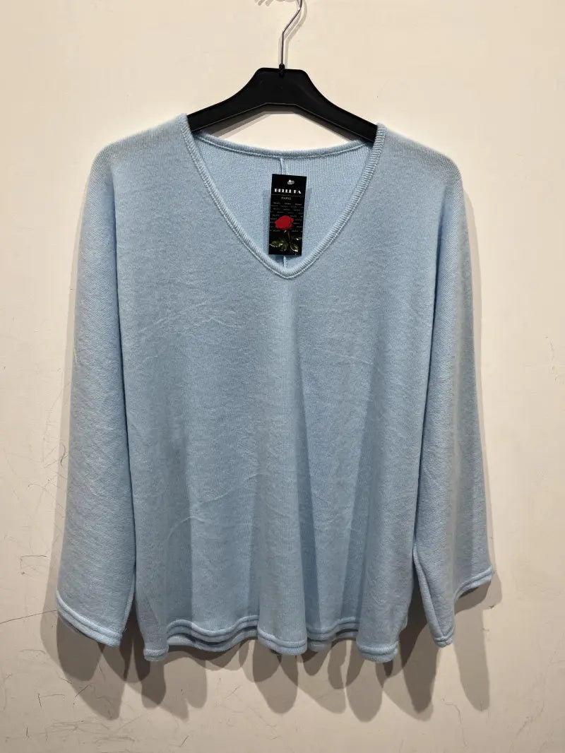Pull Col-V Epais YOPHIY CURVES YOPHIY CURVES