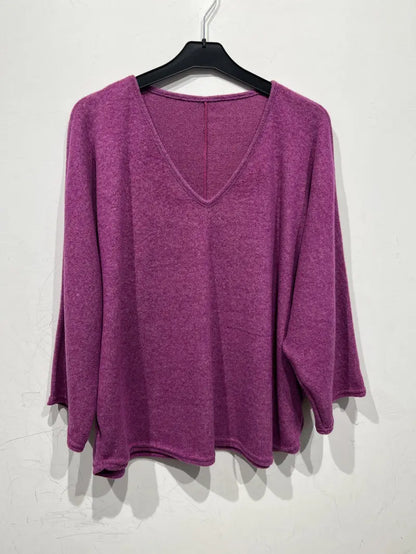 Pull Col-V Epais YOPHIY CURVES YOPHIY CURVES