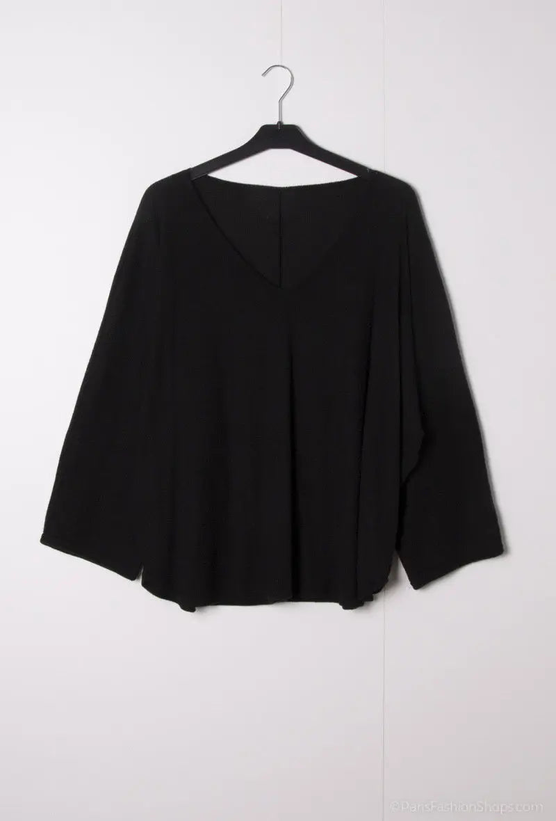 Pull Col-V Epais YOPHIY CURVES YOPHIY CURVES