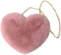 Sac à Main Cœur Peluche Rose - YOPHIY CURVES YOPHIY CURVES YOPHIY CURVES