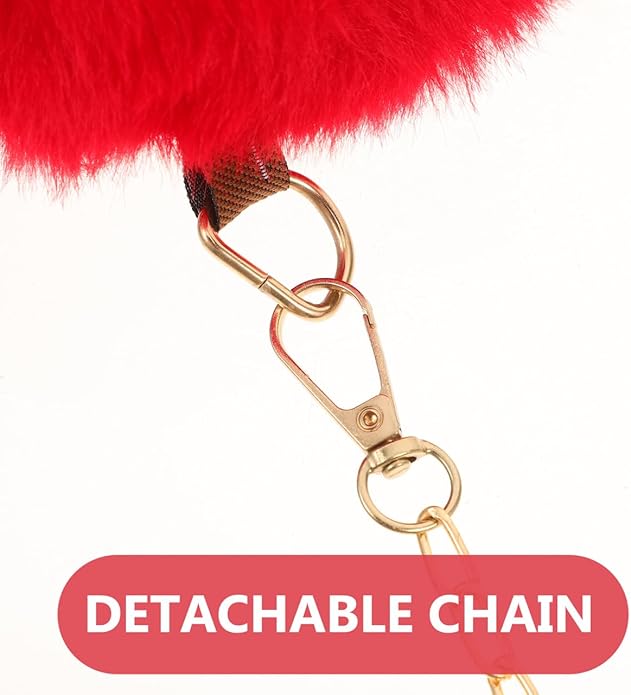 Sac à main cœur peluche rouge YOPHIY CURVES YOPHIY CURVES