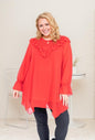 Tunique Rouge Chic Voile Transparent - Grande Taille YOPHIY CURVES YOPHIY CURVES