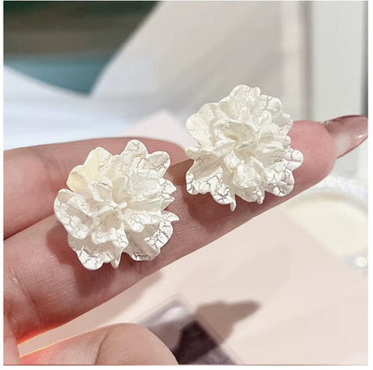 Boucles d'oreilles Fleurs Blanches -YOPHIY CURVES YOPHIY CURVES YOPHIY CURVES